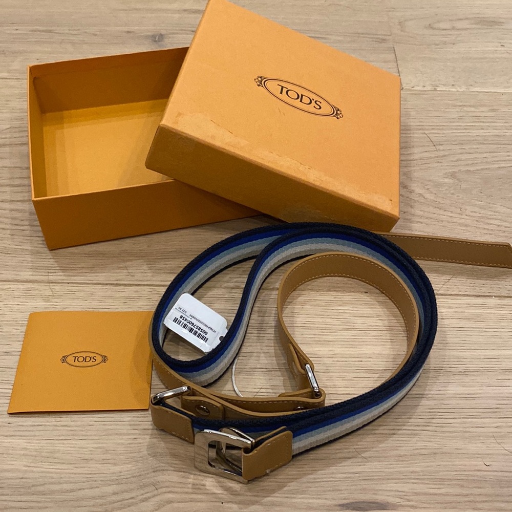 Tod’s brand new double wrap belt with box